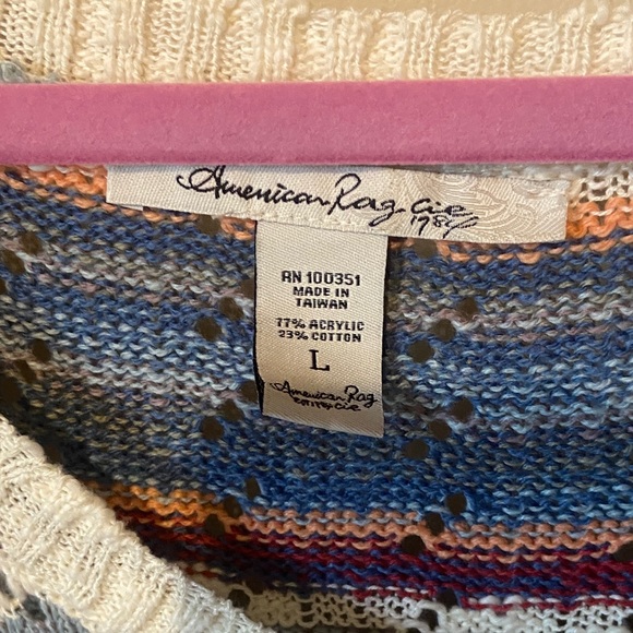 American Rag Multicolor Knit Top - Picture 2 of 3